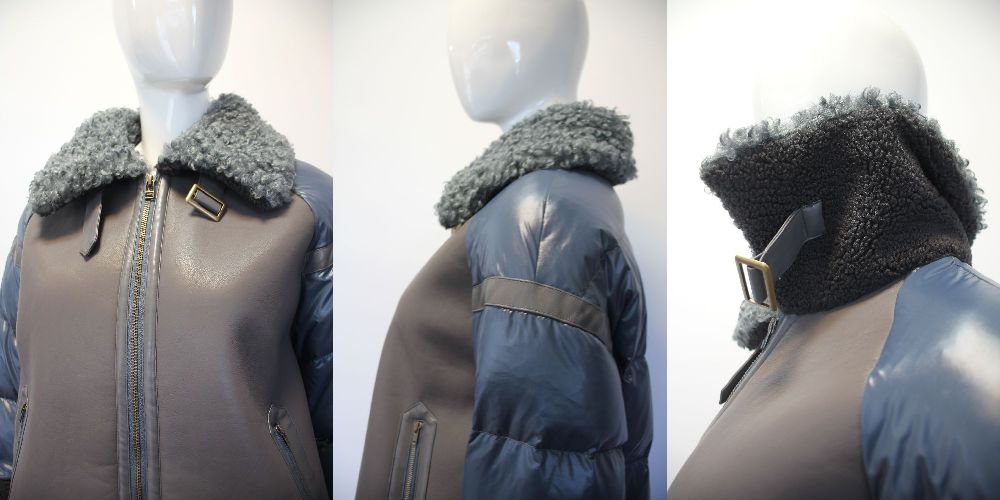★最終お値下げ★ 美品  デビュードフィオレ フェイクムートンコート Fano Studios（ファノ ストゥディオズ）の「ボアカラーフェイク